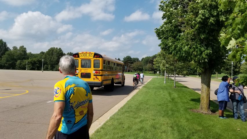 School Buses and Bicycles: Sharing the Road Safely