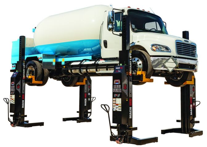 Smaller Mobile Column Lift