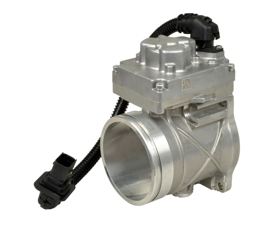 Air intake throttle designed to improve emissions control