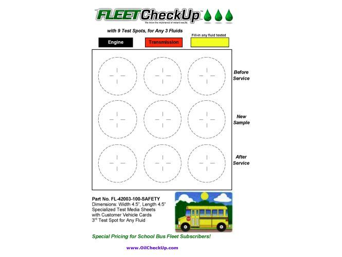Test Spot Oil Analysis Kits