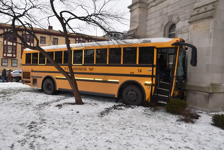 Indiana School Bus Crashes into Church