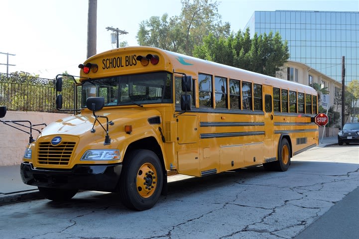 Propane School Bus Featured in Roush's 'California Road Show'
