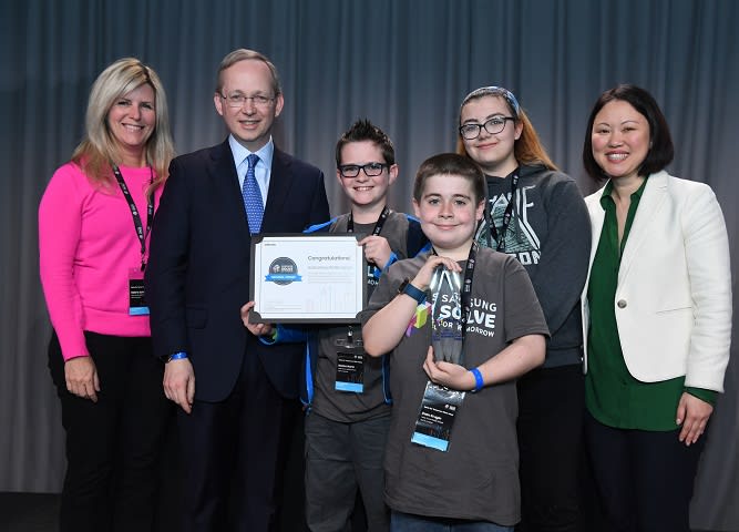 Students Win National Contest for Flashing School Bus Stop Sign