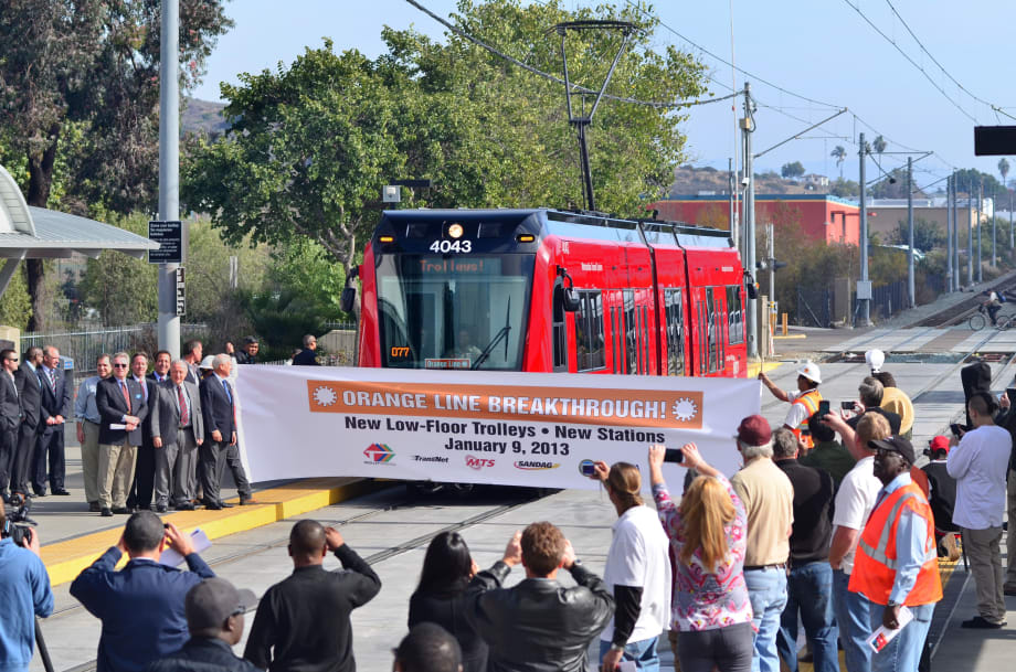 San Diego transit launches trolley service