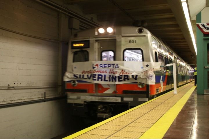 SEPTA unveils Silverliner V train