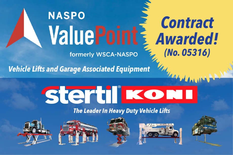 Stertil-Koni awarded NASPO ValuePoint contract for lifts, garage equipment