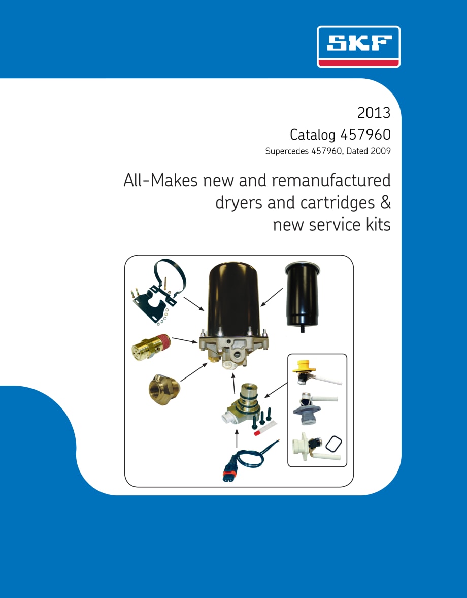 SKF Adds New Part Numbers to All-Makes Dryers and Cartridges 