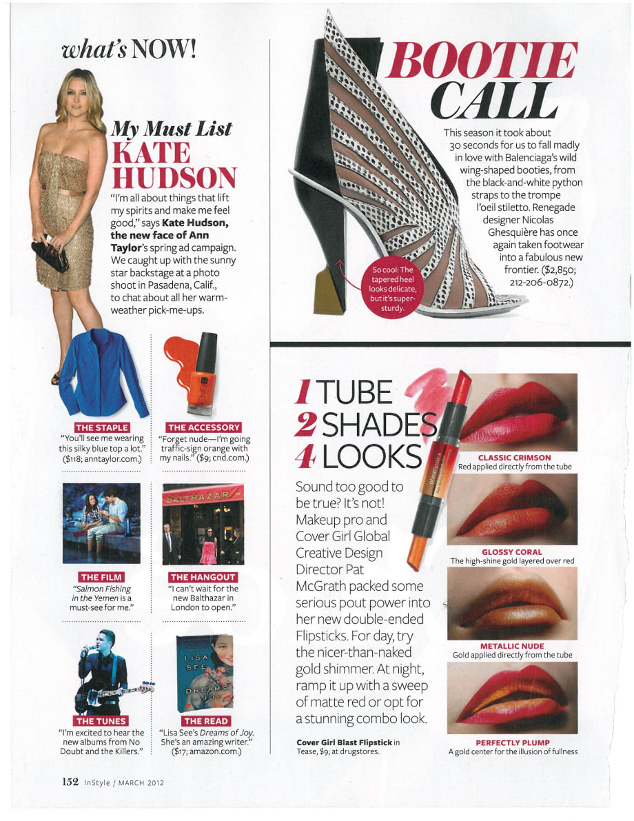 Kate Hudson on Orange Polish