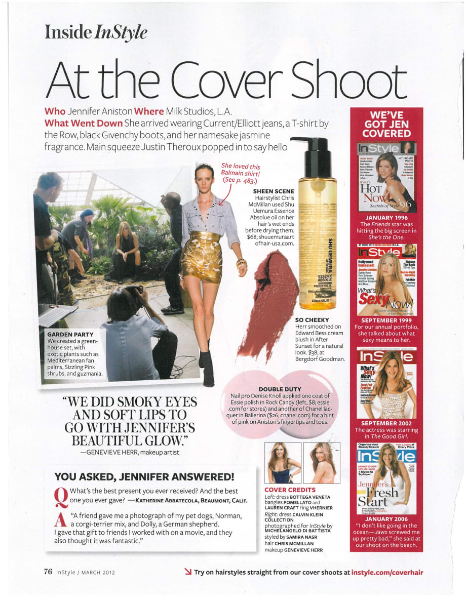 Jennifer Aniston in Essie
