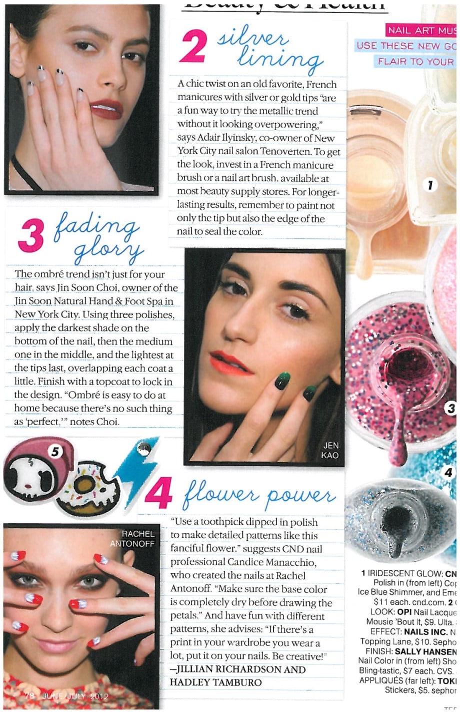 Simple Nail Art for Summer