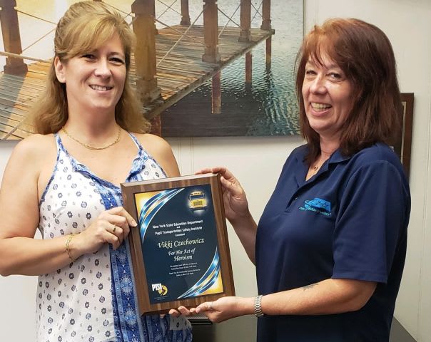 STA Driver Honored for Evacuating Students Before Bus Catches Fire