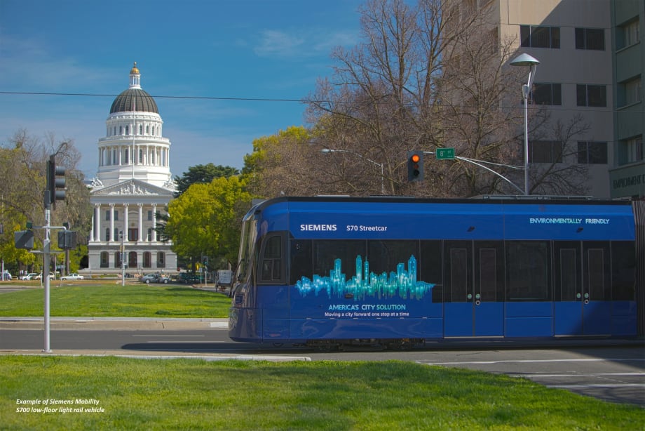 Sacramento RT taps Siemens for 20 new light rail vehicles
