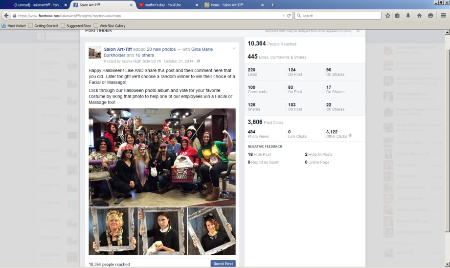 STAMP 2015: Salon Artiff's Single Creative Social Media Post