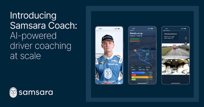 Samsara Coach driver coaching system.