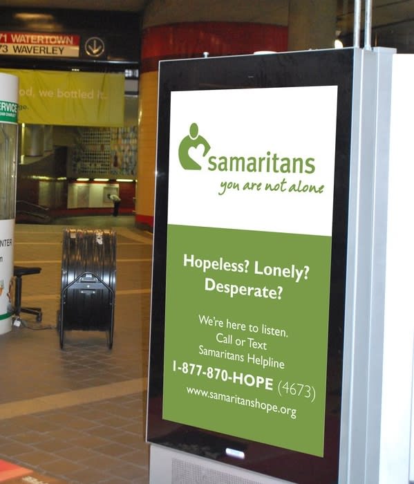 MBTA, Samaritans launch suicide prevention campaign