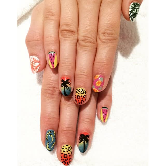 Music Festival Nail Art