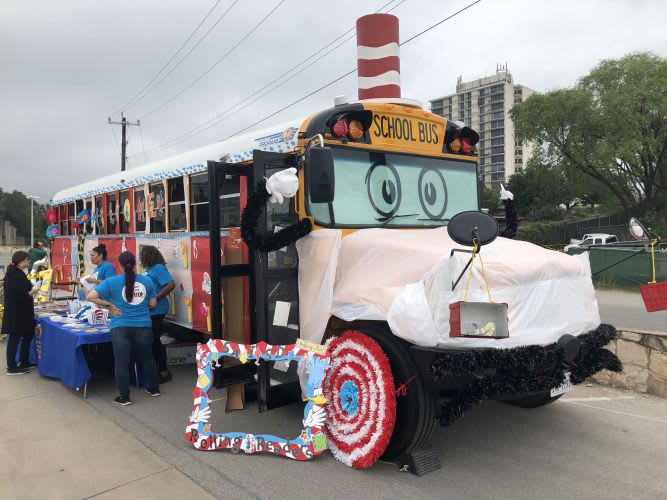 Texas District Builds ‘Cat in the Hat’ Bus for Educational Event