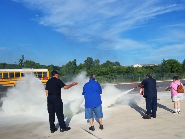 San Antonio Transportation Staff Trains for School Bus Emergencies