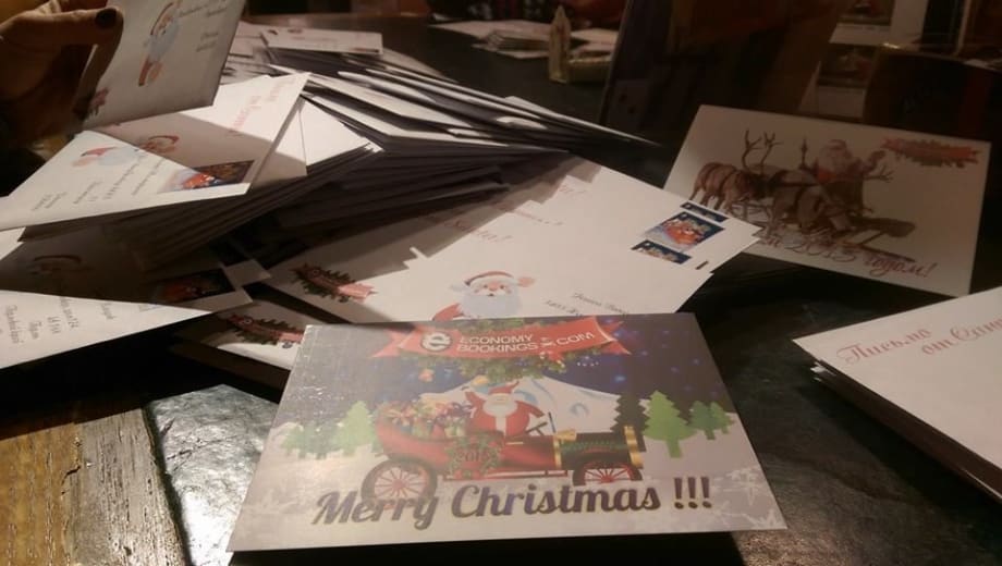 Booking Group Mails Santa Letters Worldwide
