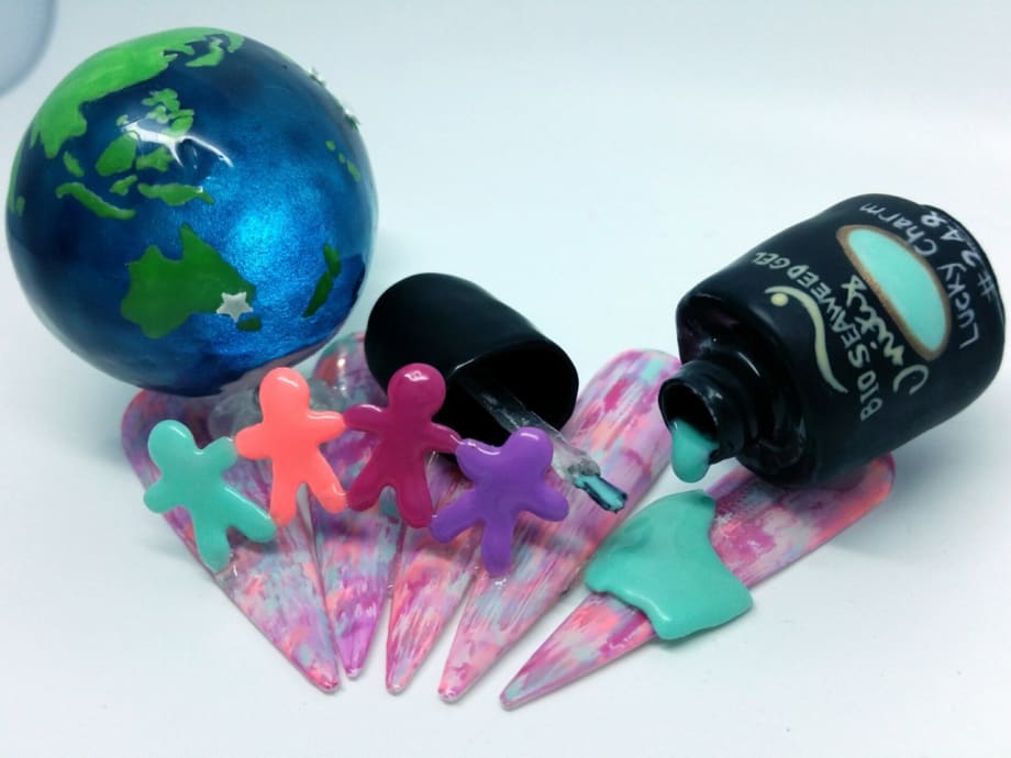 Nails for NTNA S. 3 Challenge #5 Global Polish Nail Art (Sarah)