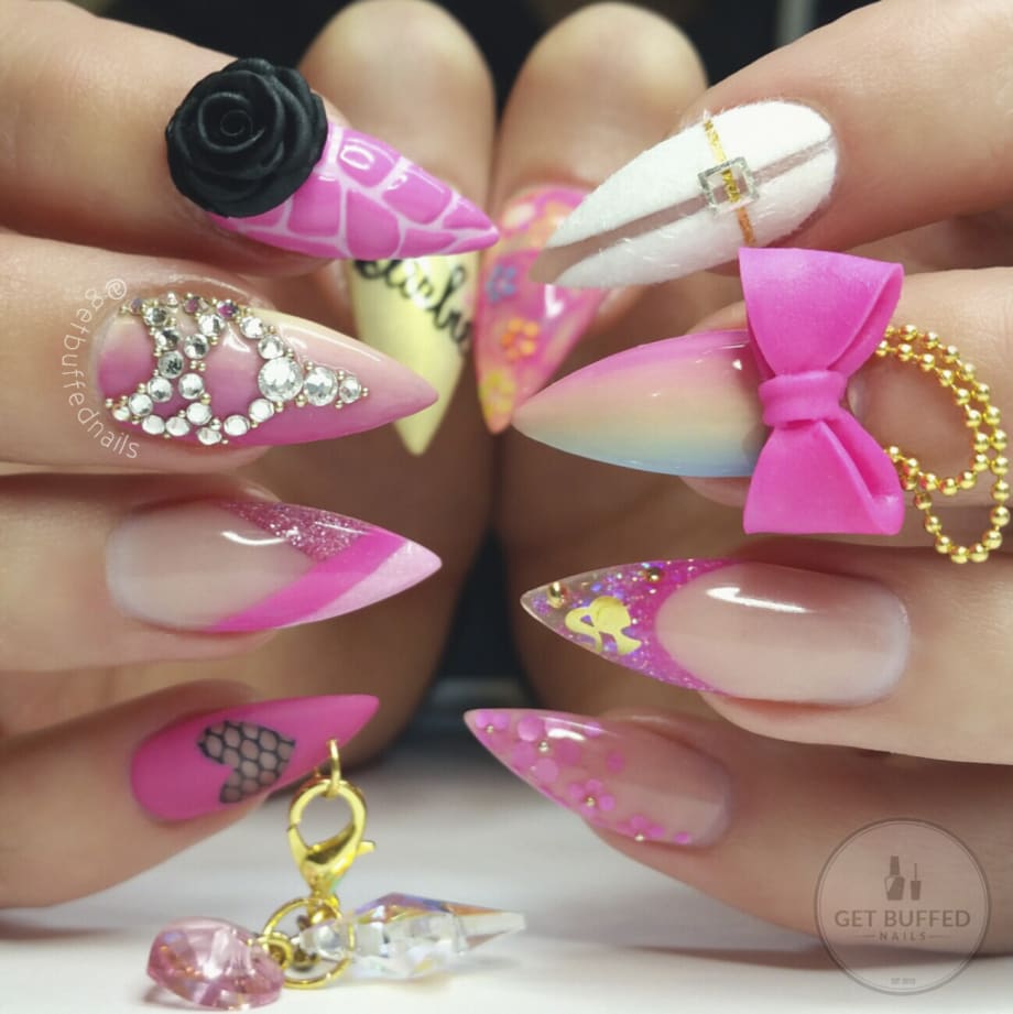 Barbie Nails for NTNA S.3, Challenge #1 (Sarah)