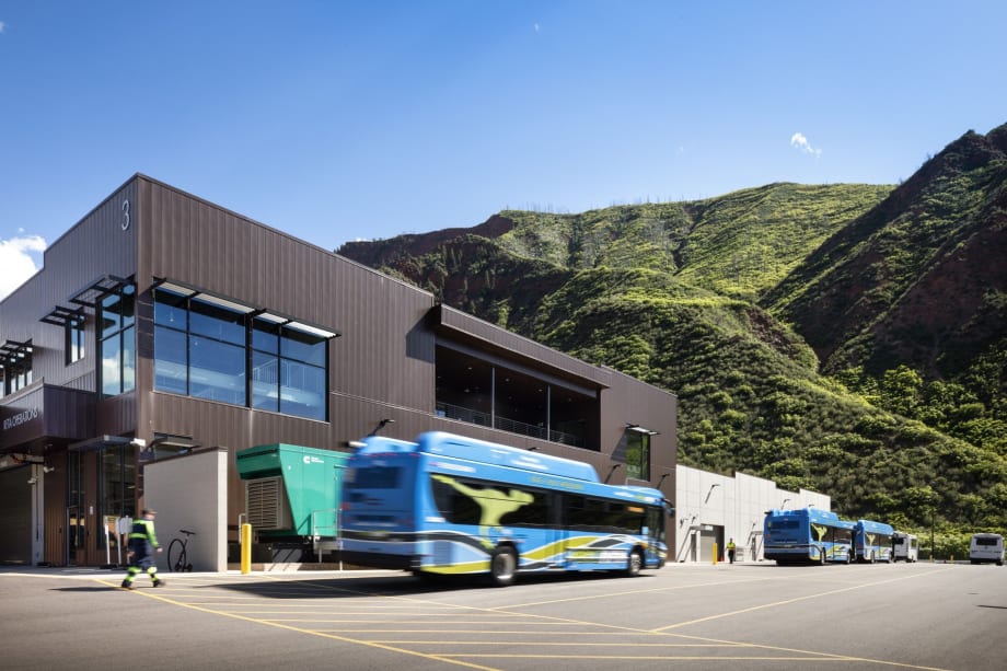 A photo of RFTA's Glenwood Springs Maintenance Facility