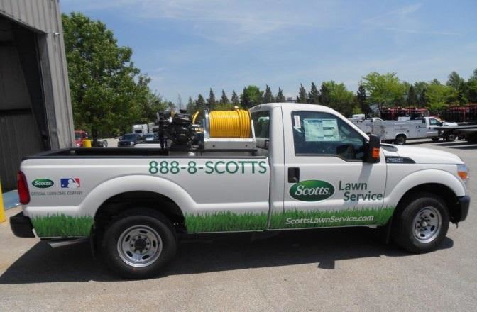 Reading Sets Up Lawn Care Truck Fleet