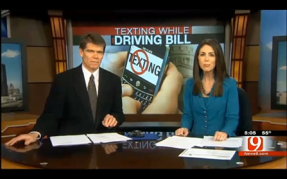 Video: Oklahoma House Weighs Driver Texting Ban