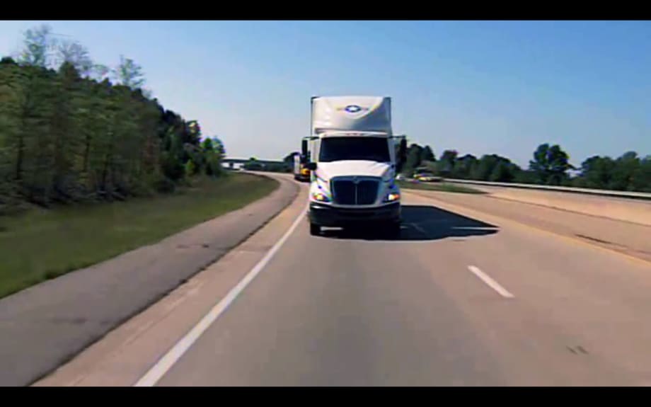 Driving Near Big Commercial Trucks [Fleet Video Safety Tip]