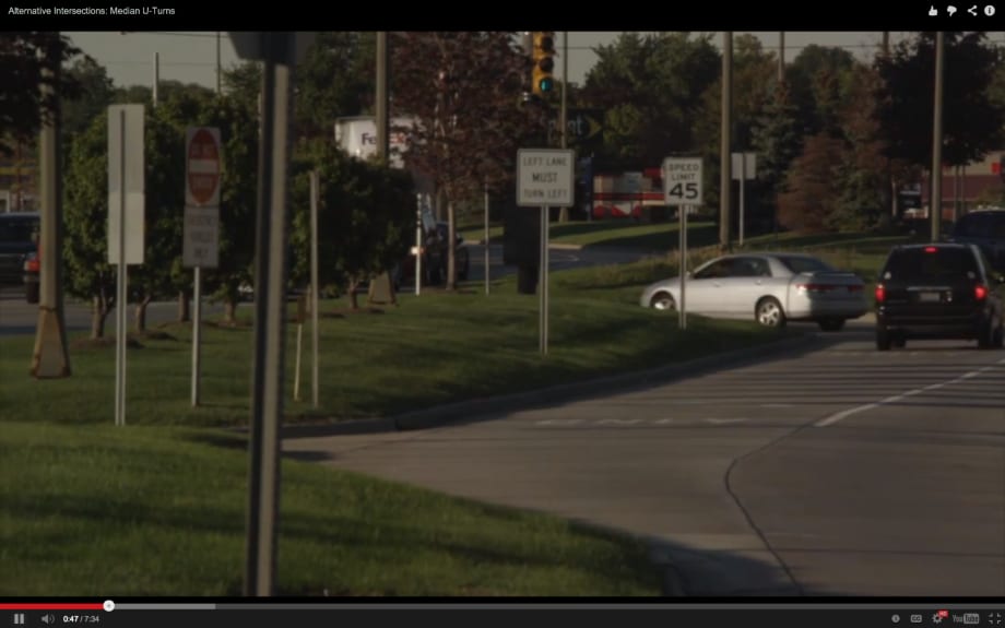 Fleet Safety Video Tip: Navigating a Median U-Turn Intersection