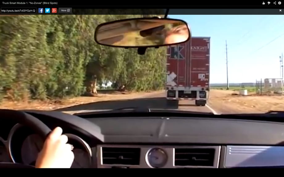 Fleet Safety Video Tip: Understanding Big-Rig Blind Spots