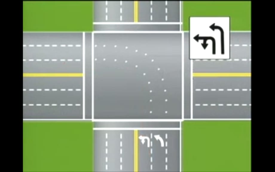 Fleet Safety Video Tip: Double Left-Turn Lanes