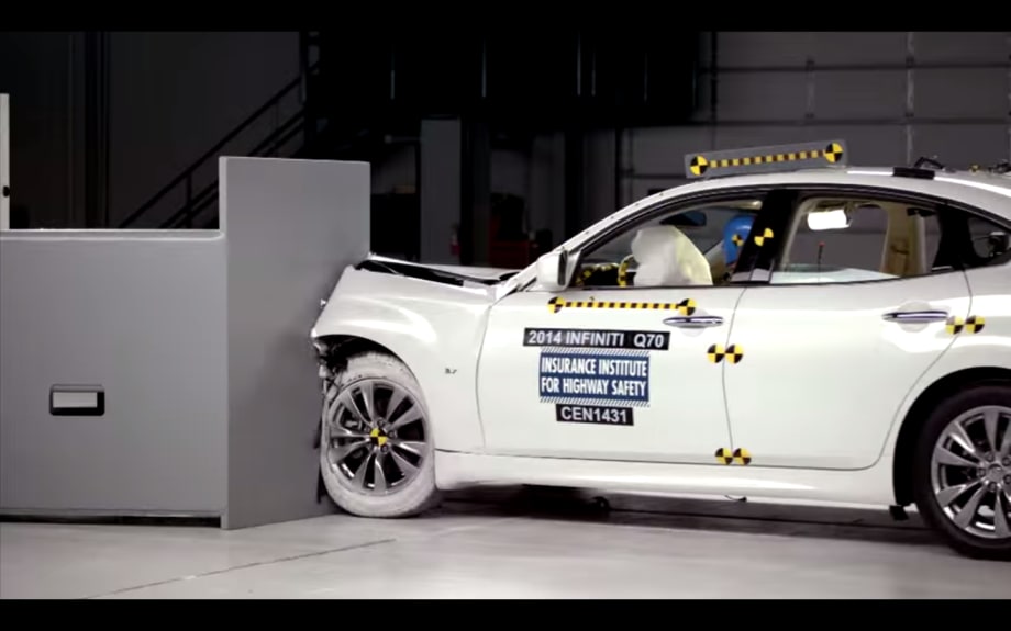 Infiniti Q70 Sedan Excels in Crashworthiness Tests