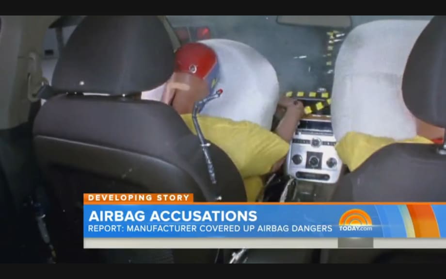 Video: Air Bag Supplier Facing Criminal Probe