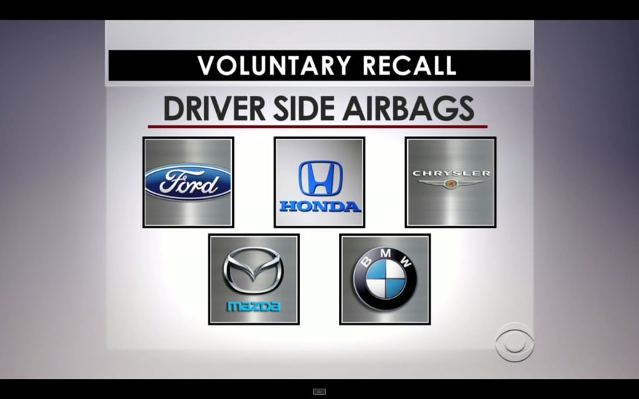 Video: NHTSA Calls for Expanded Air Bag Recalls