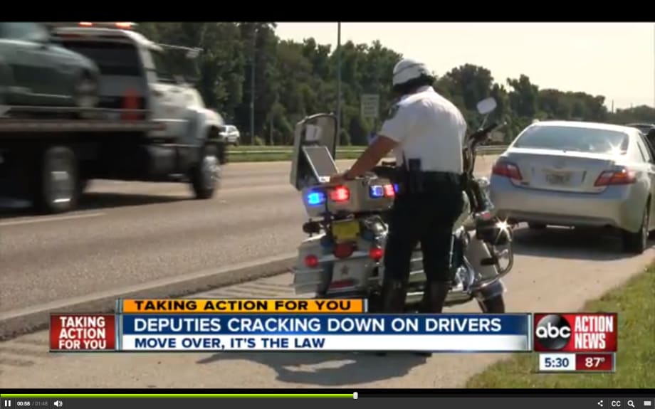 Fleet Safety Video Tip: 'Move Over' Law Compliance