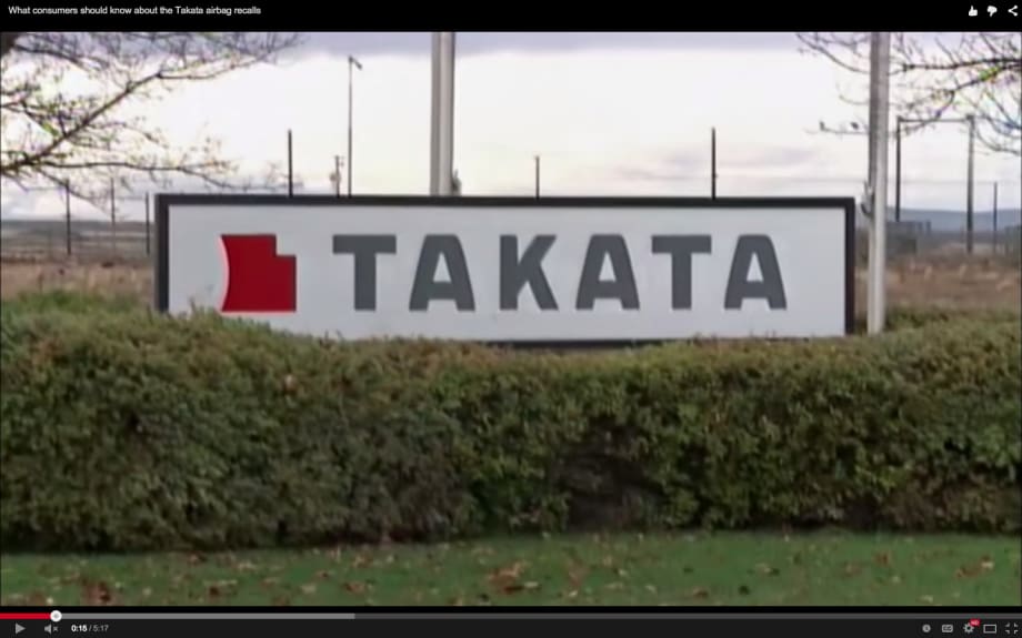 Feds Fining Takata $14K Daily