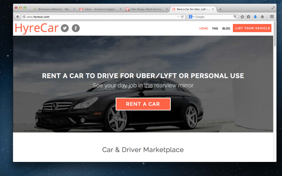New Carsharing Service Targets Uber Drivers