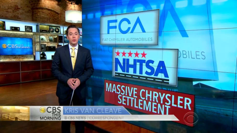 Video: FCA Agrees to Record NHTSA Fine, Vehicle Buyback