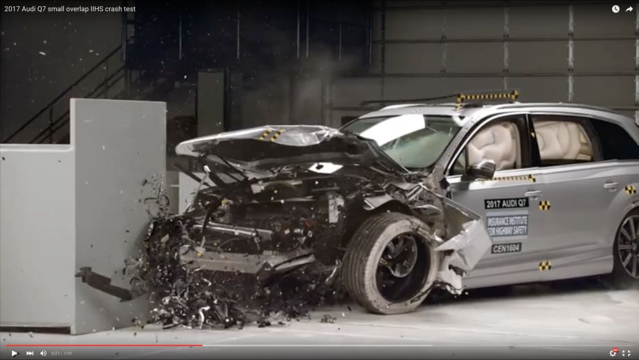 Watch 2017 Audi Q7 Excel in Crash Tests