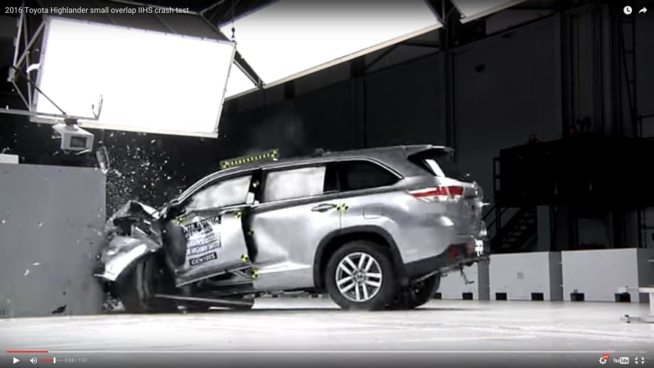 Watch 2016 Toyota Highlander Capture Top Safety Award