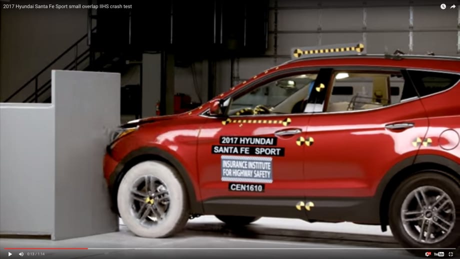 Watch Hyundai Santa Fe Sport Earns Top Safety Award