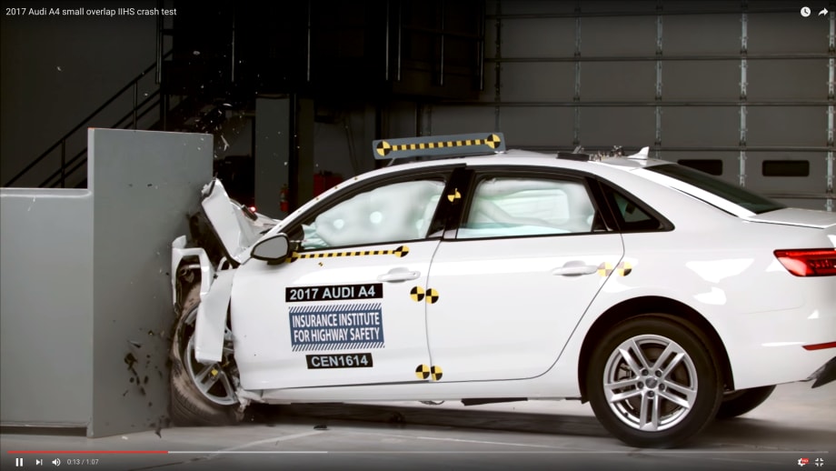 Watch the 2017 Audi A4 Earn Top IIHS Honors