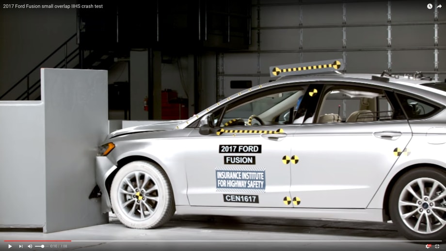 Watch Ford Fusion Nab Leading Safety Award