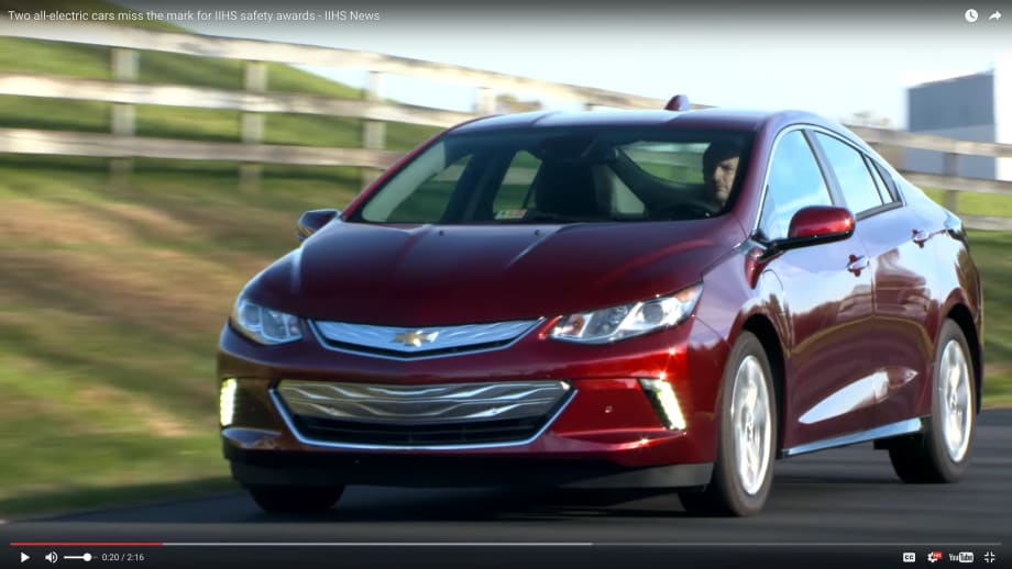 Toyota Prius Prime, Chevrolet Volt Win Top Safety Honors
