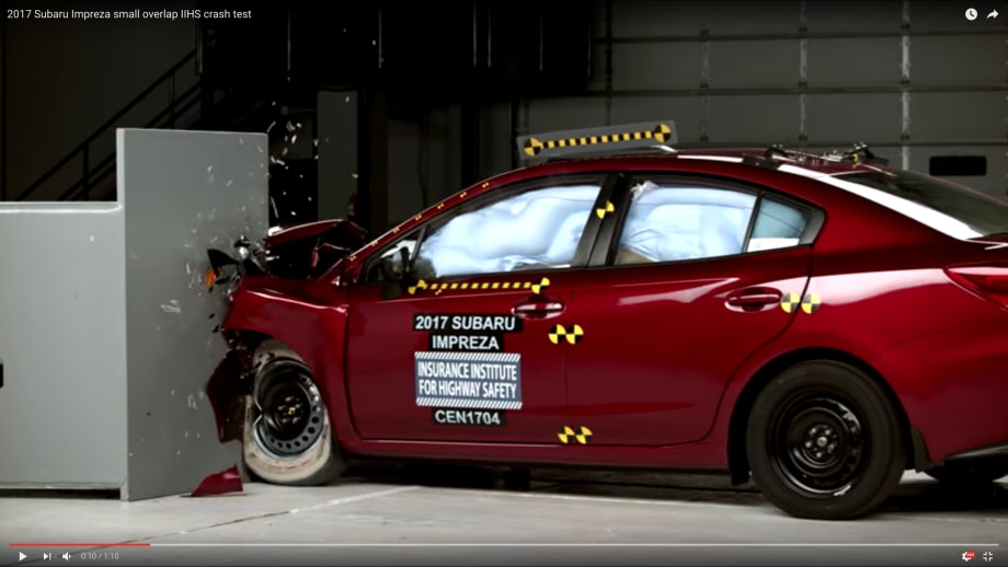 Subaru Impreza Earns Top Safety Honor
