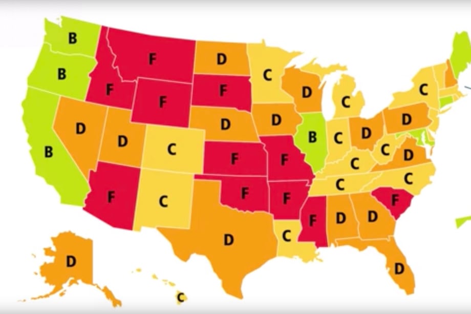 Safety Council Grades States on Safety Policies
