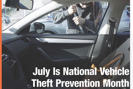 Safety Tip: Guarding Against Vehicle Theft