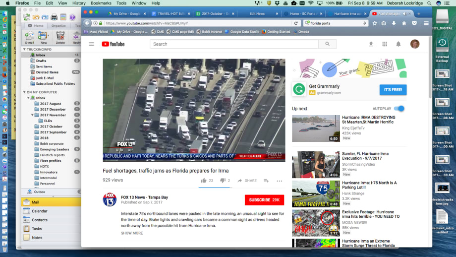 Southeast Ports Shutting Down Ahead of Hurricane Irma