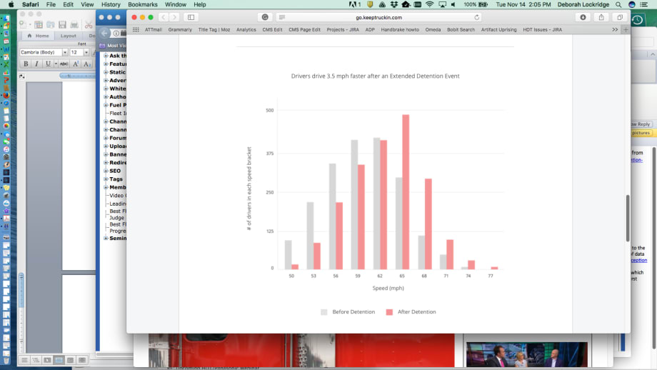 ELDs, Hours of Service, Detention – And Data